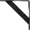 Ekena Millwork Traditional Steel Bracket, Antiqued Silver 2"W x 12"D x 12"H BKTM02X12X12TRASV - alternate 7